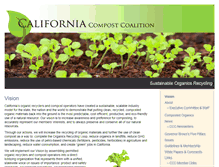 Tablet Screenshot of californiacompostcoalition.org
